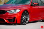 BMW M3 Sedan on Vossen Wheels (VFS4) 2017 года
